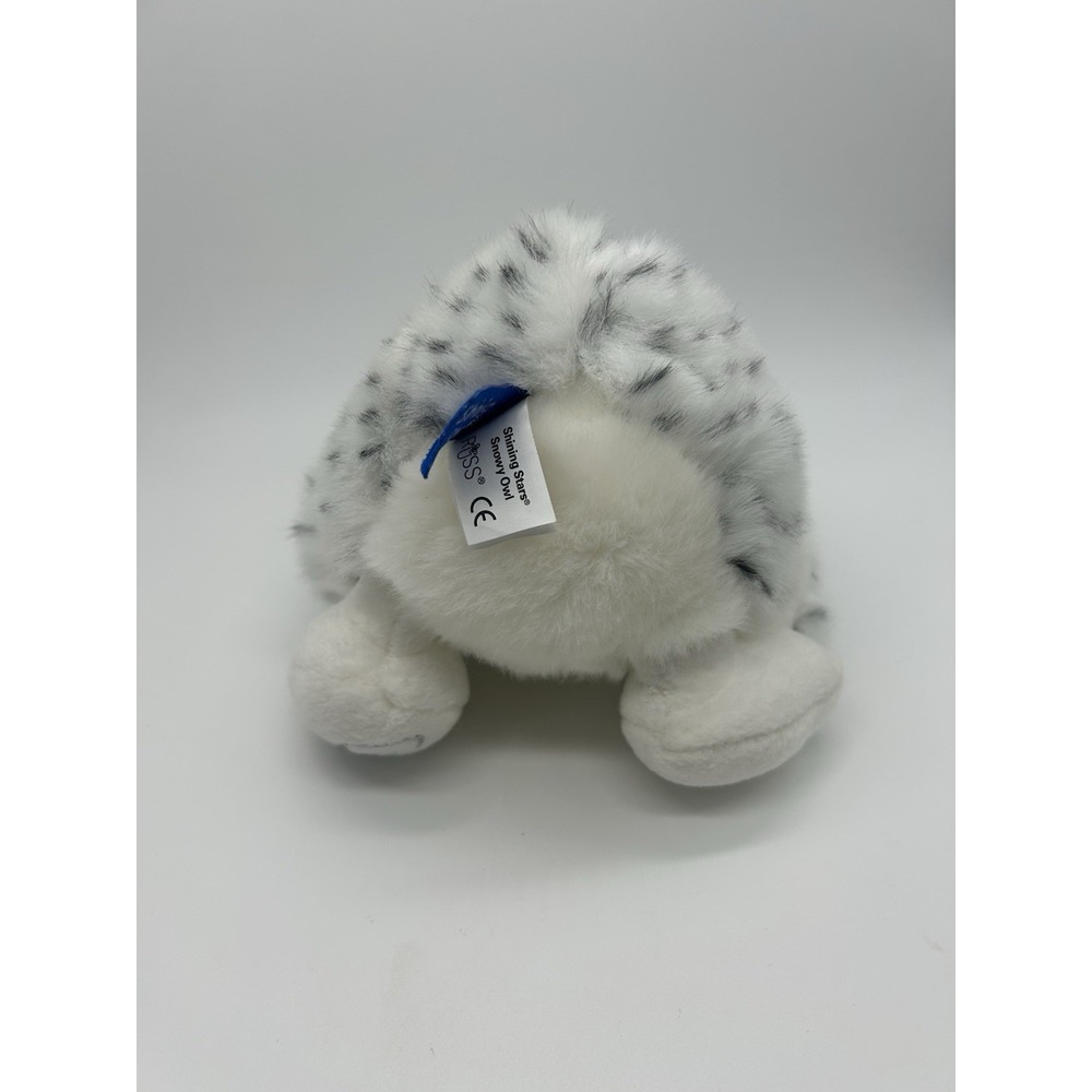 Russ Shining Stars Snowy Owl Plush Toy 8" White Black Spotted Stuffed Animal - Picture 6 of 8